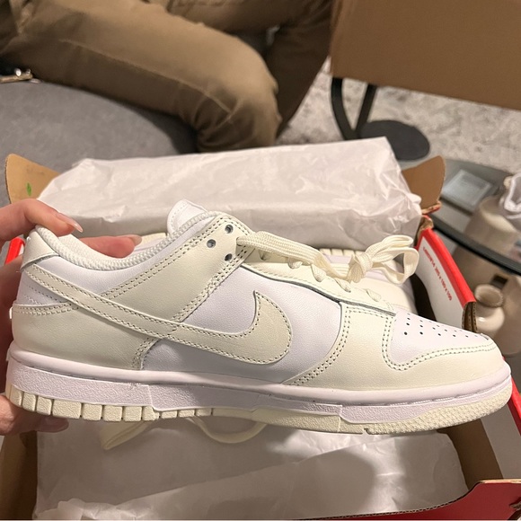 I received them as a gift.  Wrong size.  still in their StockX box.  Y4. - Picture 2 of 3